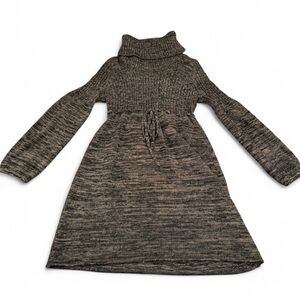 New Directions Knit Turtleneck Sweater Dress Size PL